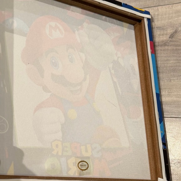 Super Mario Bros wall art  Set of 4 - Picture 8 of 8